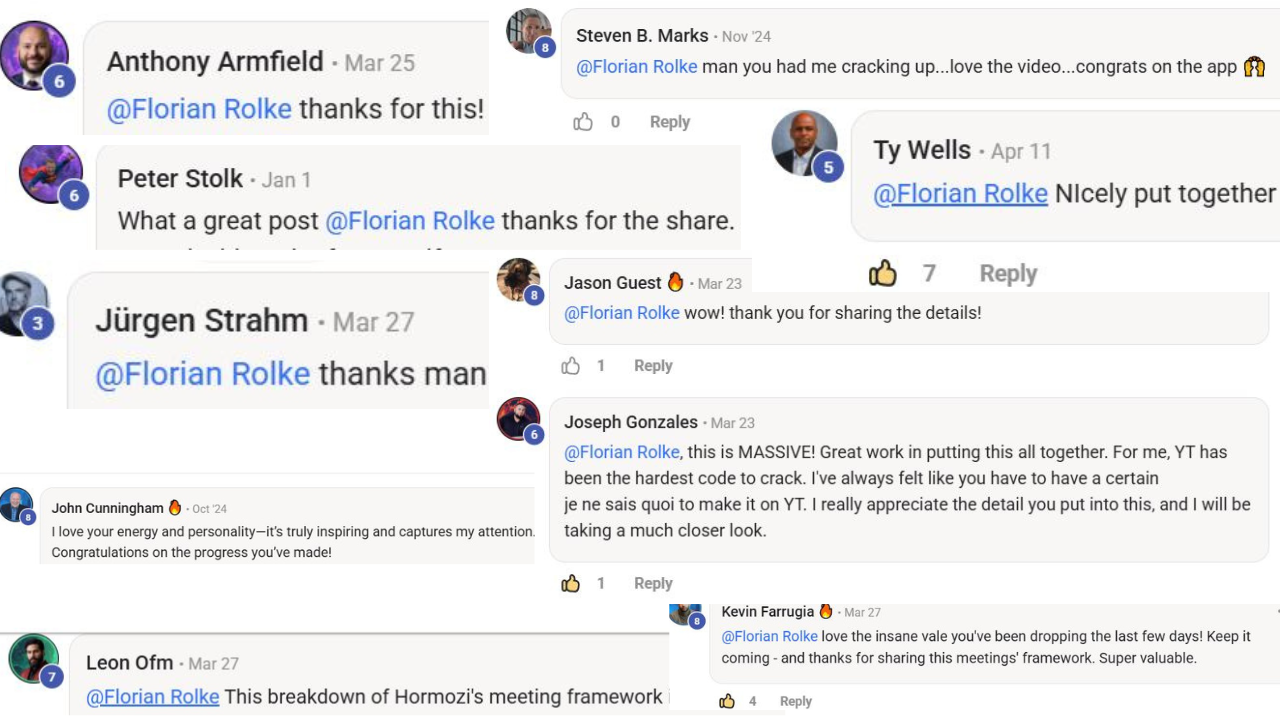 Skool community feedback